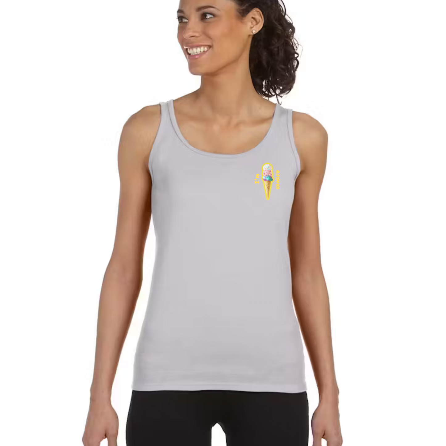I'm Ajoyed Women's Fitted Tank