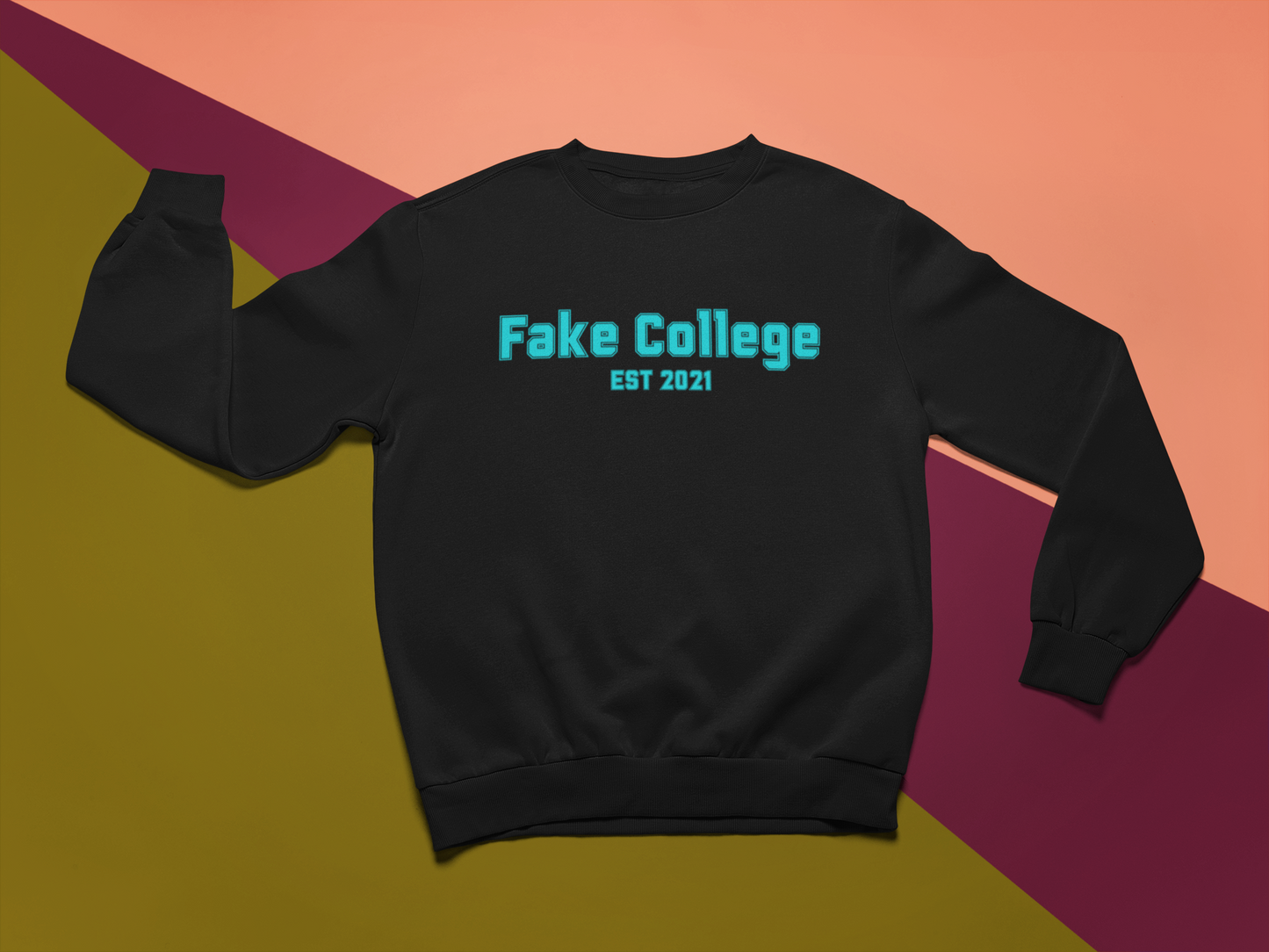 Fake College Crewneck