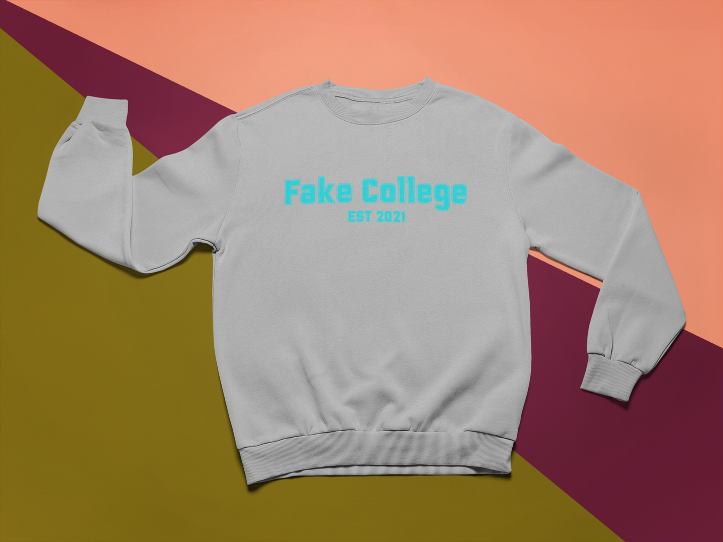 Fake College Crewneck