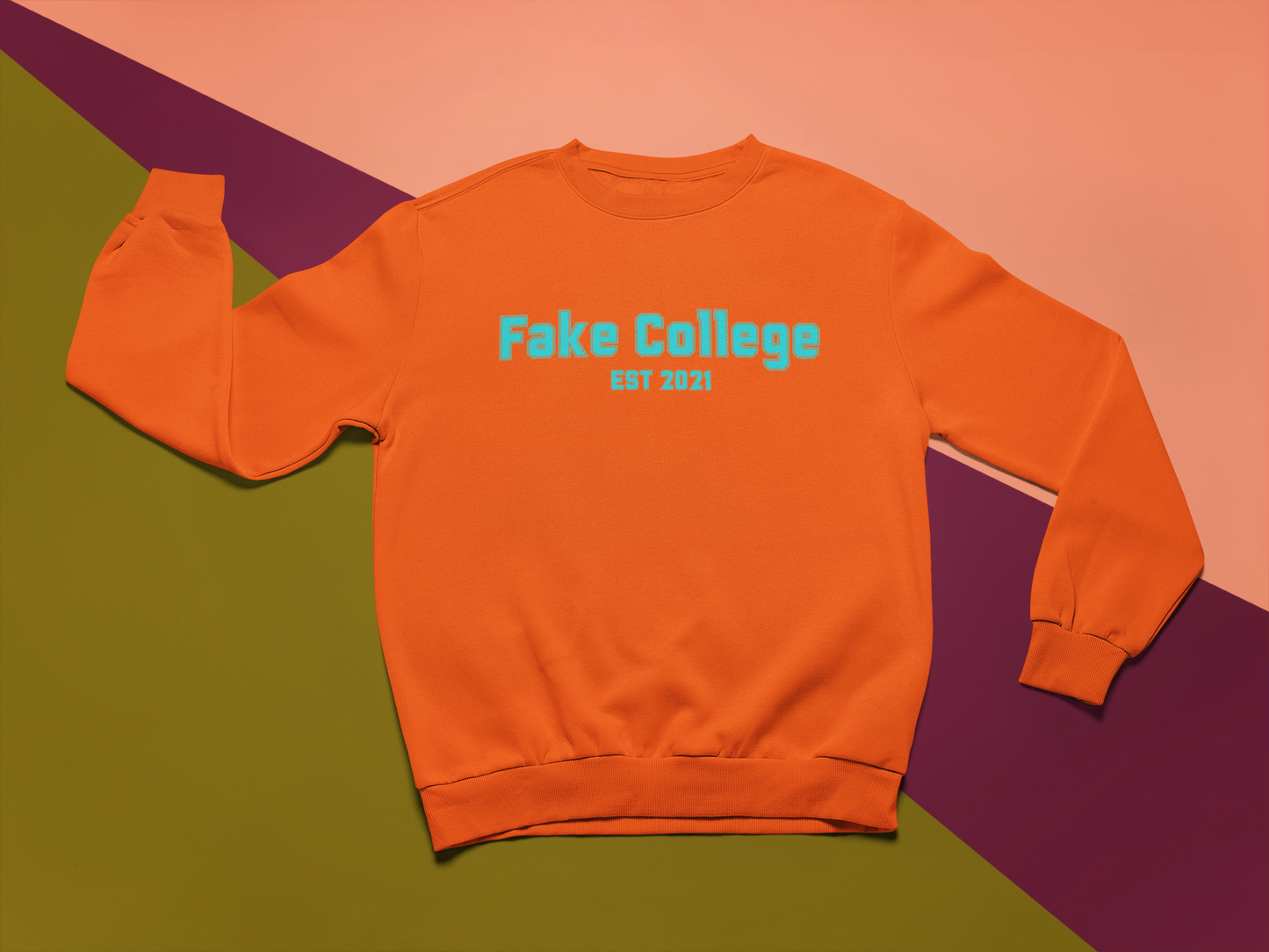Fake College Crewneck
