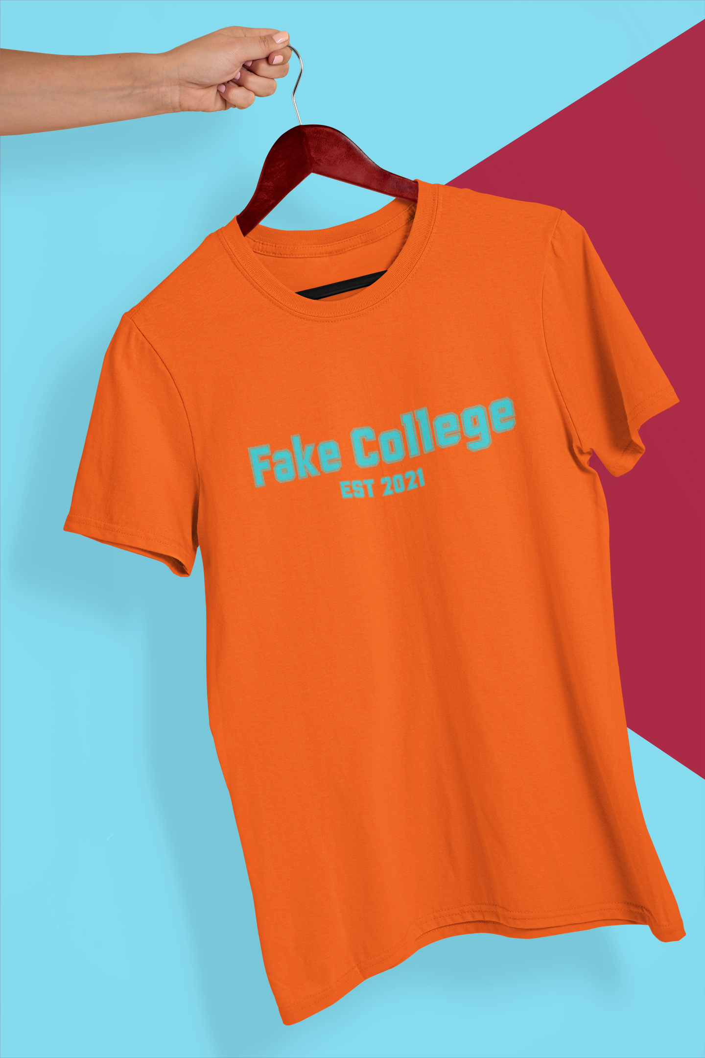 Fake College Tee