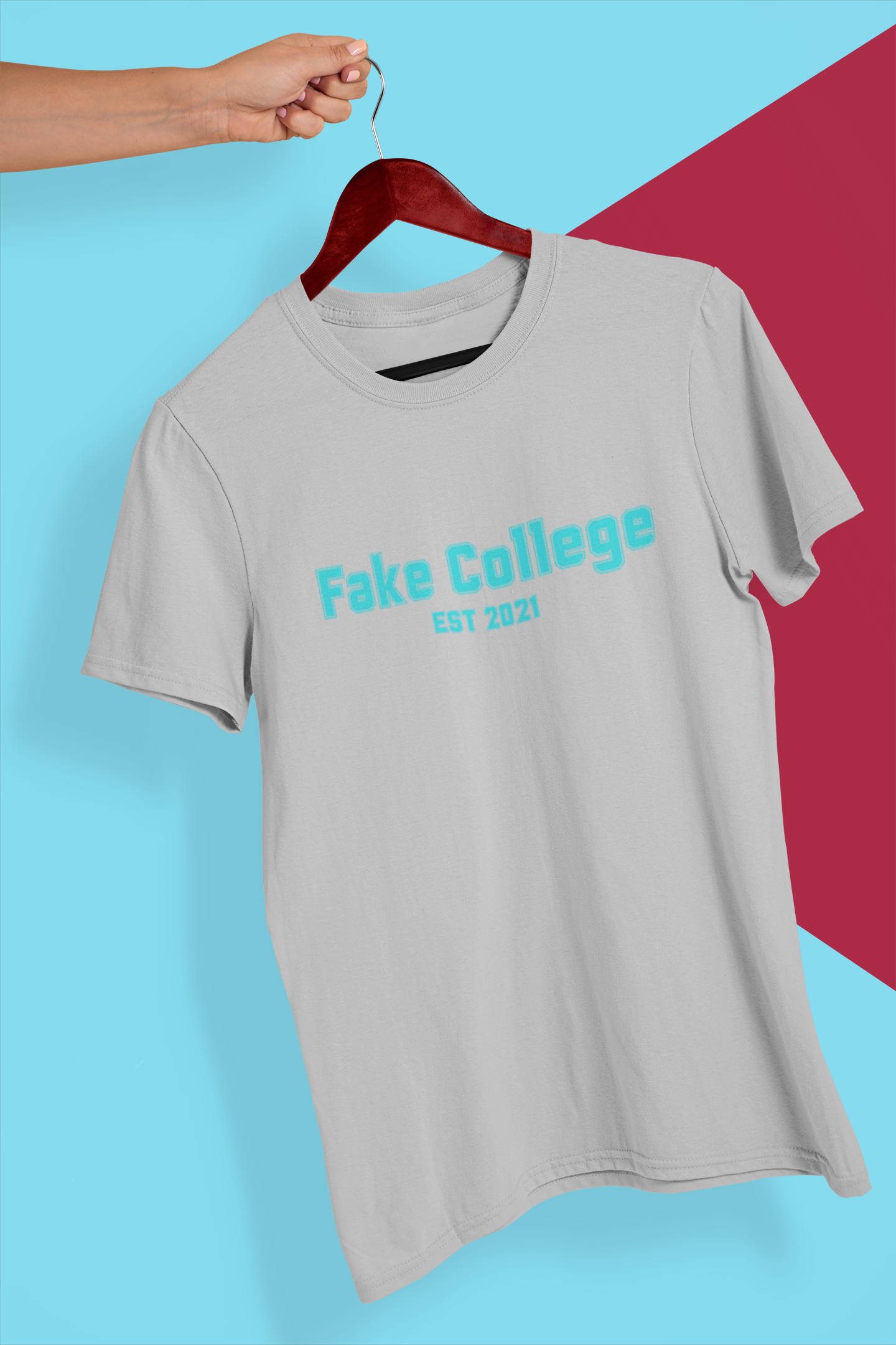 Fake College Tee