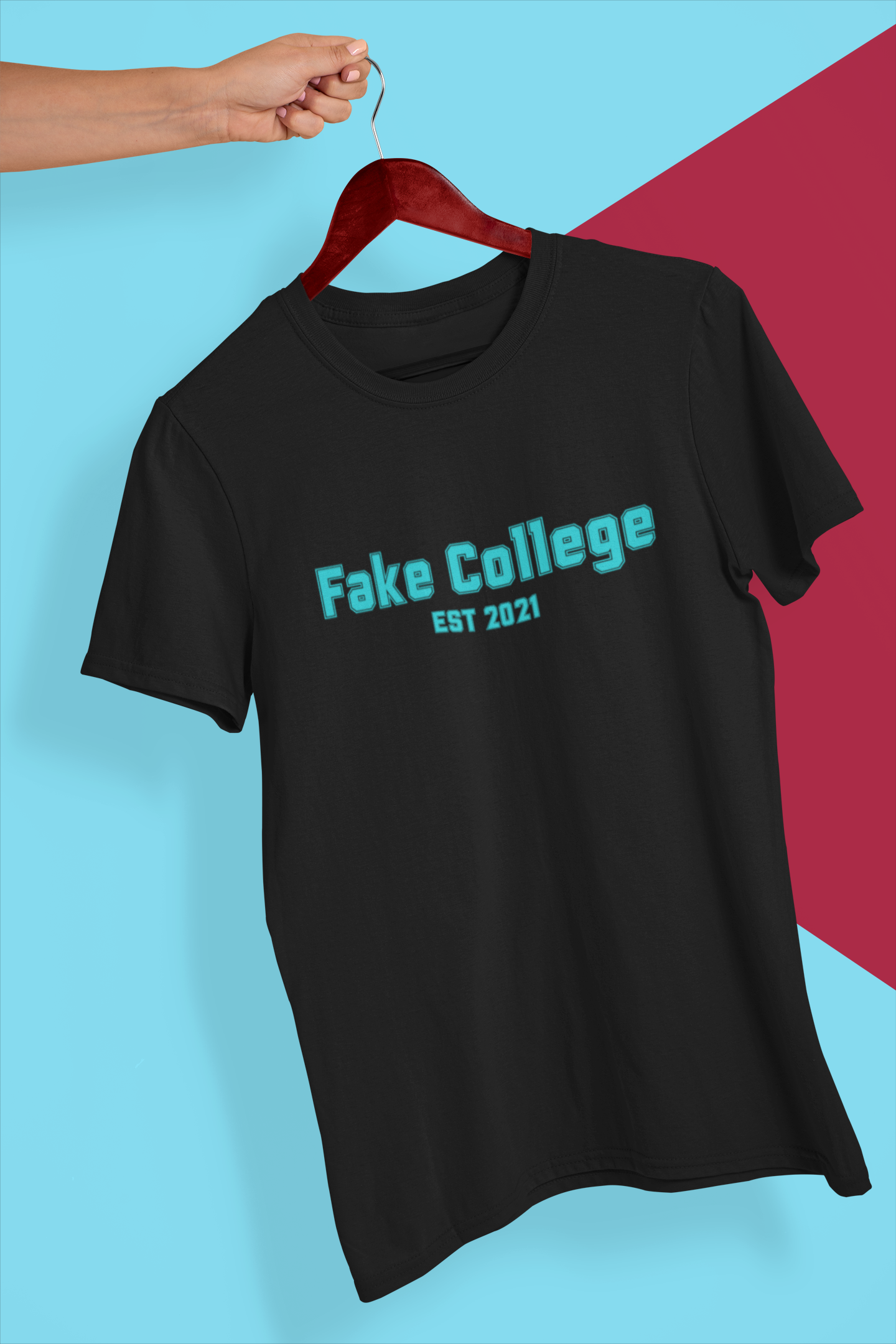 Fake College Tee