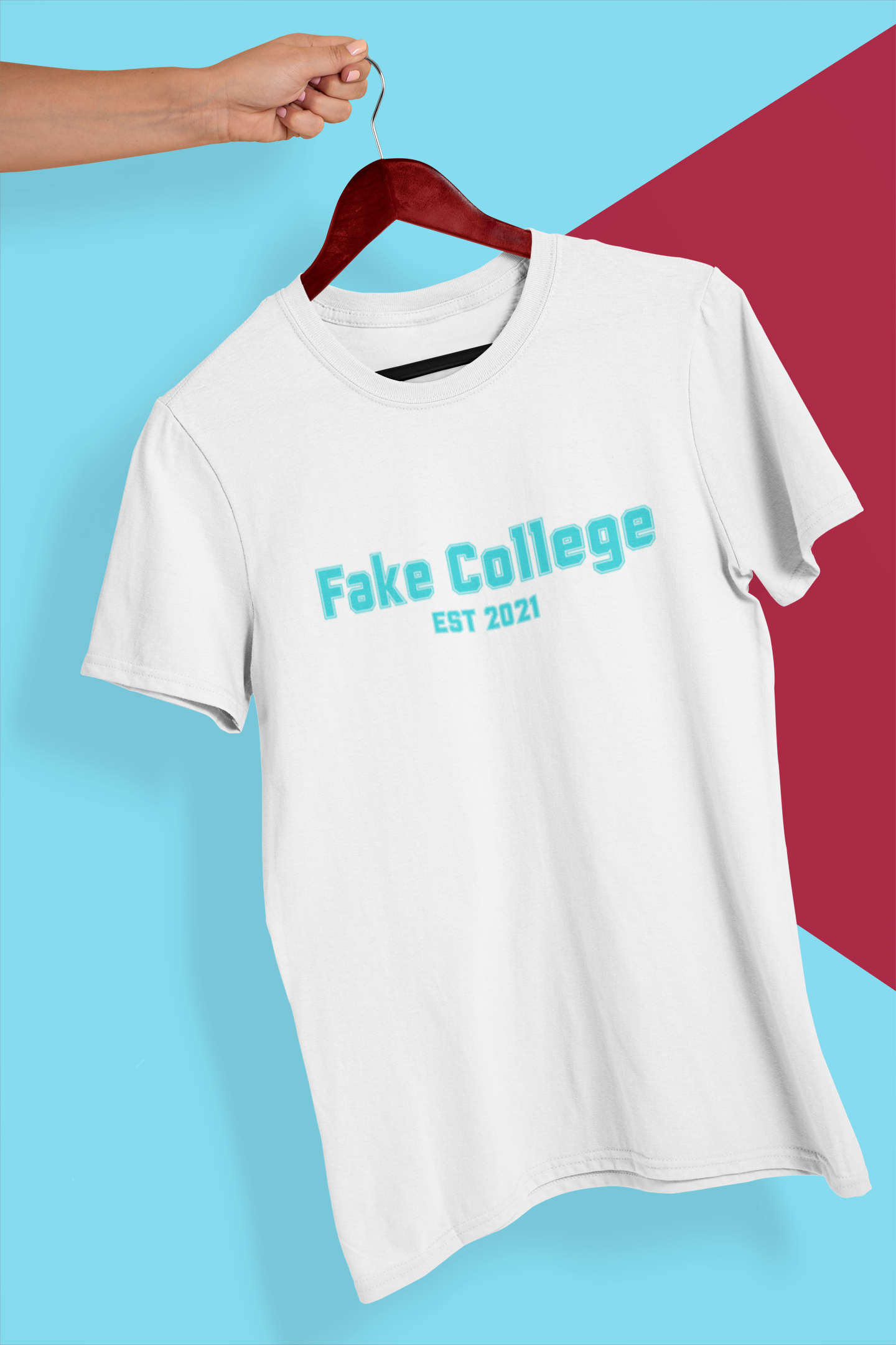 Fake College Tee