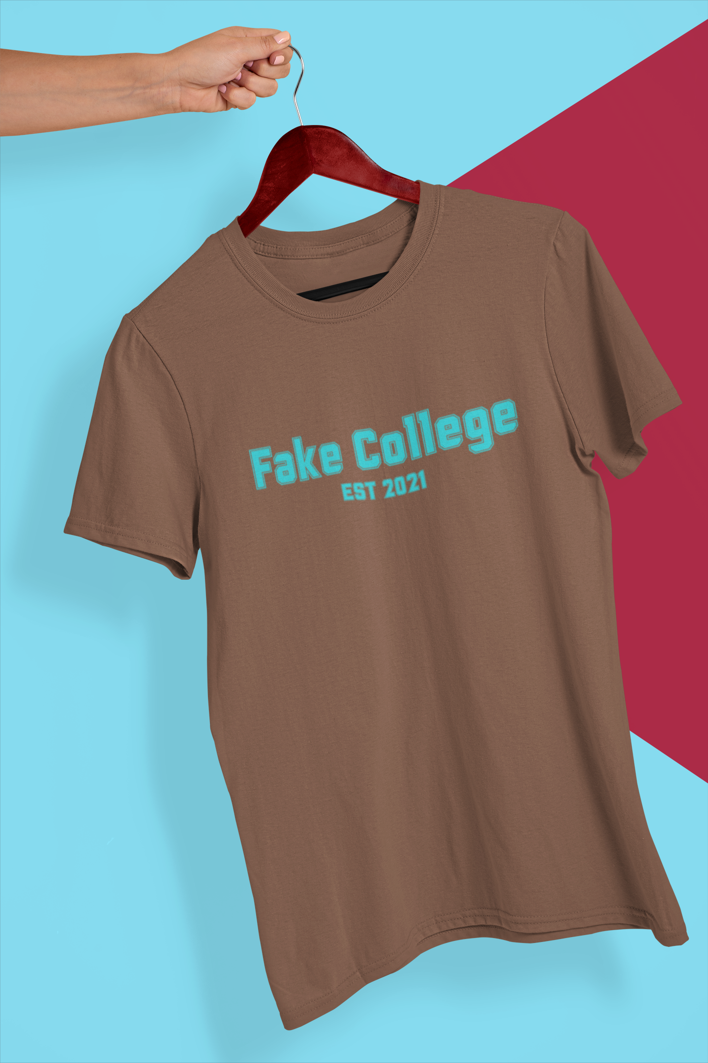 Fake College Tee