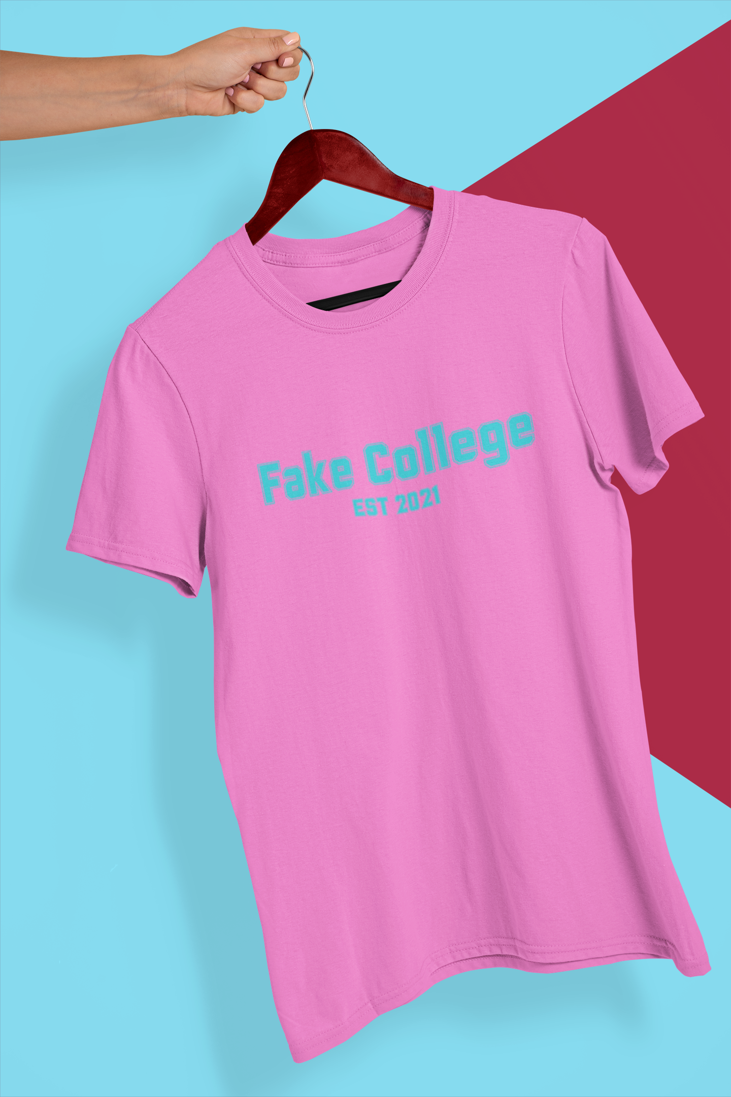 Fake College Tee
