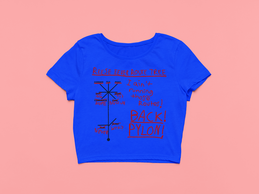 Route Tree Crop Top