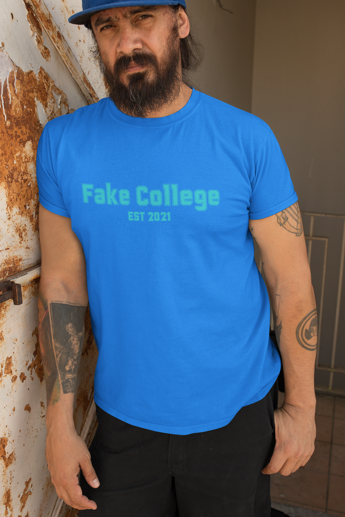 Fake College Tee
