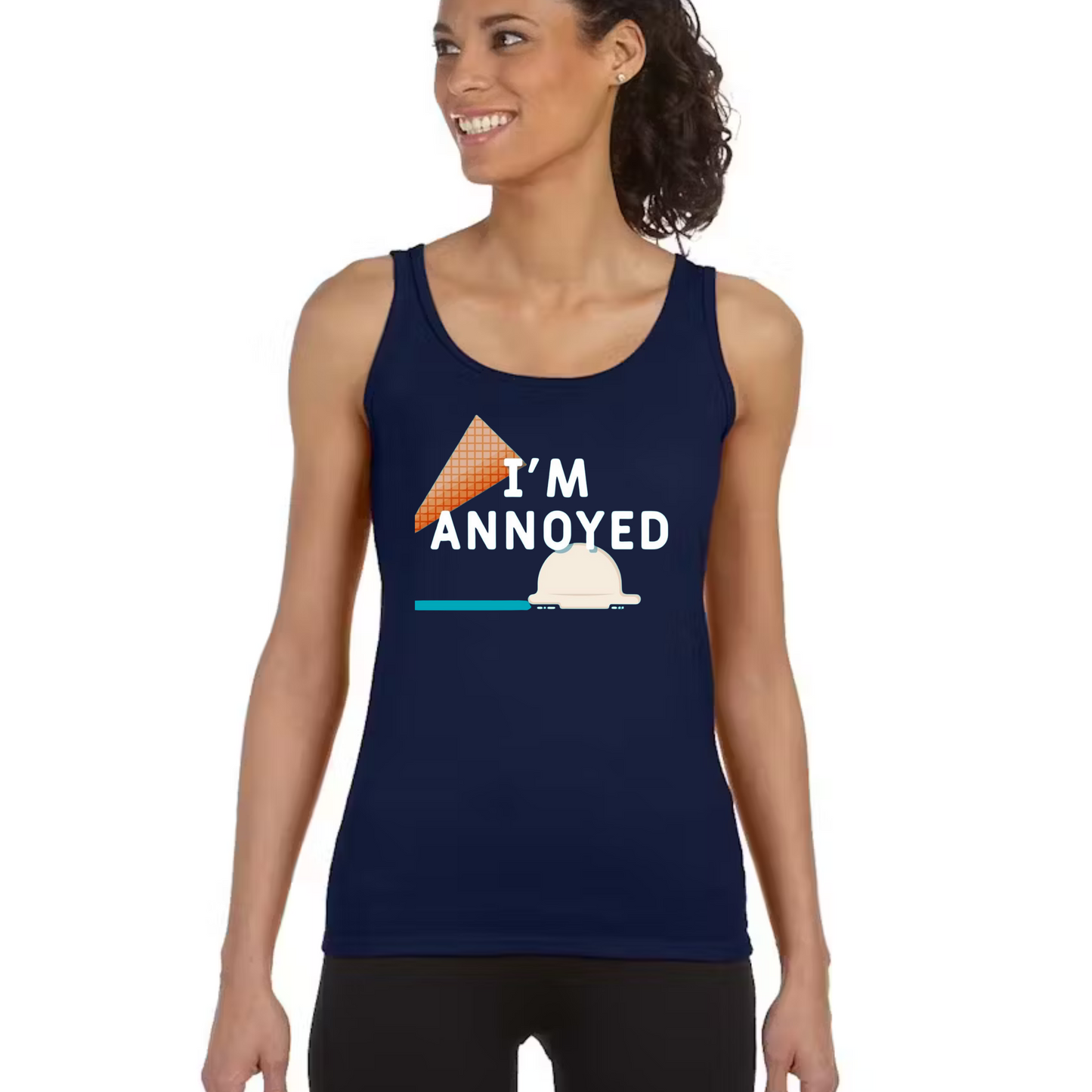 I'm Annoyed Women's Fitted Tank