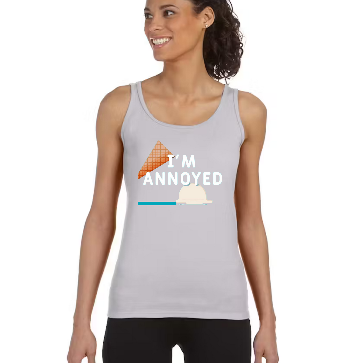 I'm Annoyed Women's Fitted Tank