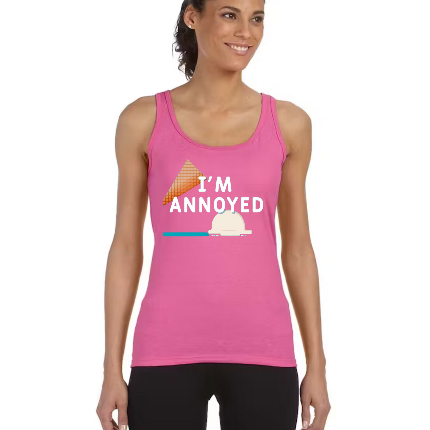 I'm Annoyed Women's Fitted Tank