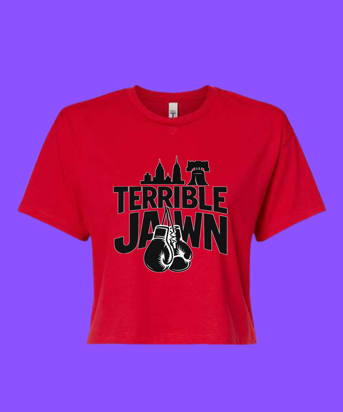 Terrible Jawn Boxy Crop