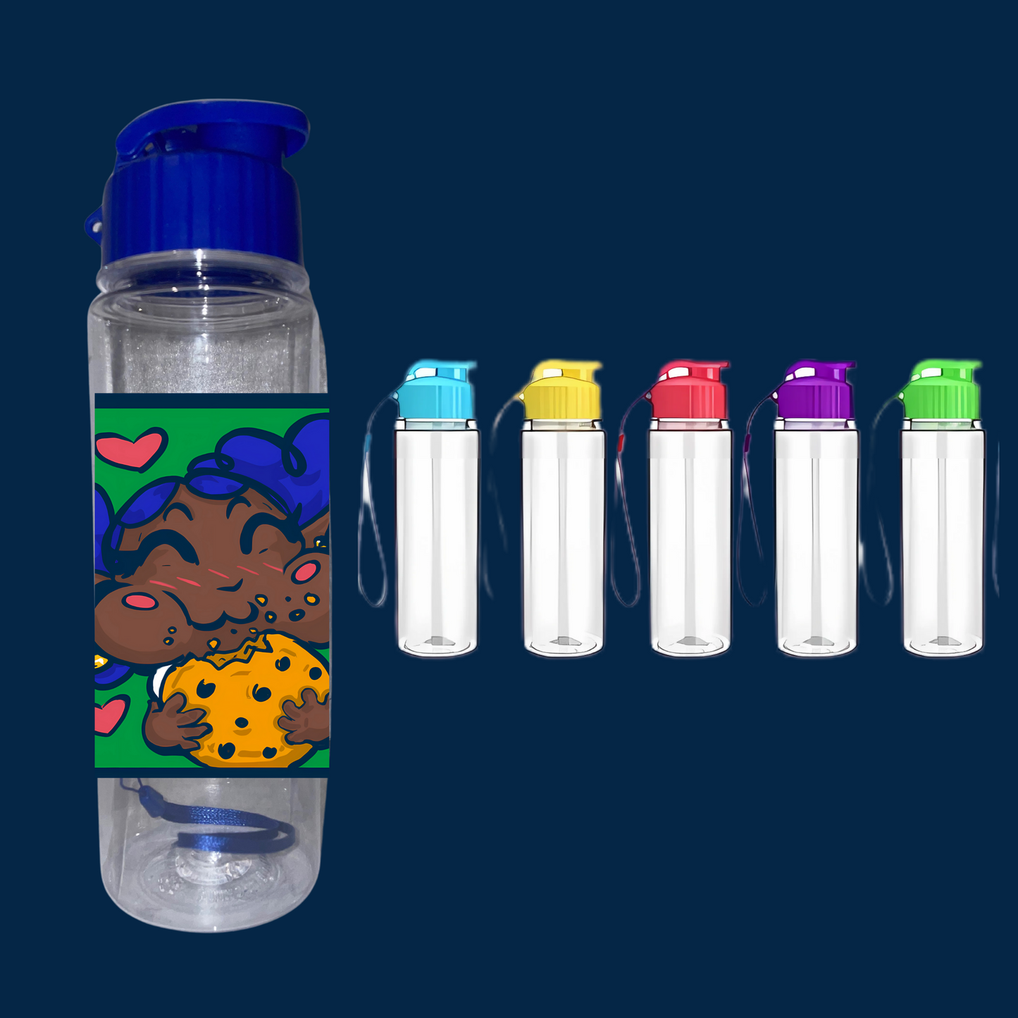 Snacc Plastic Water Bottle