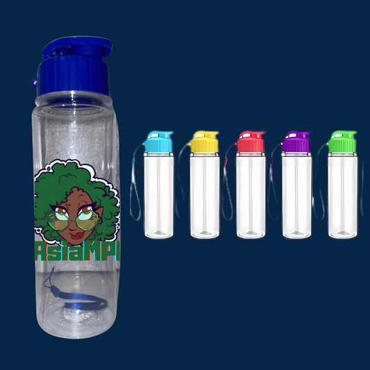 Headshot Plastic Water Bottle