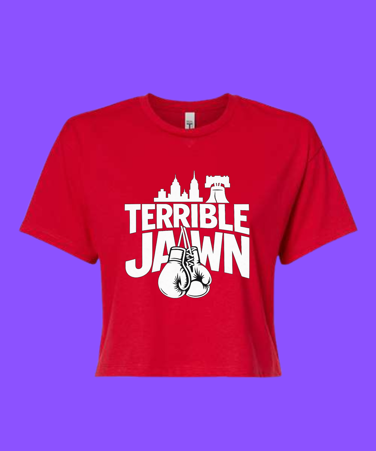 Terrible Jawn Boxy Crop
