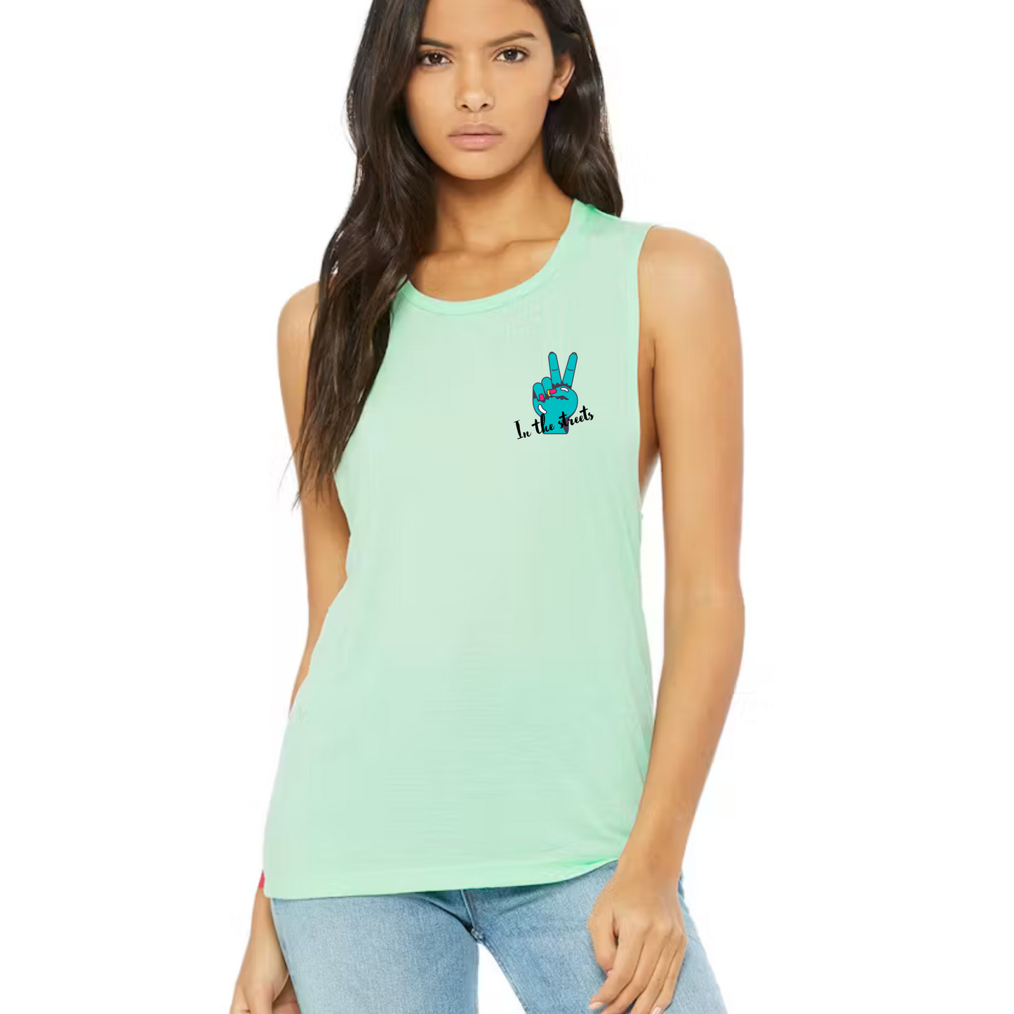Peace in the Streets Women's Flowy Tank