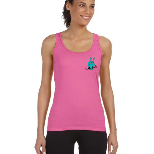 Peace in the Streets Women's Fitted Tank