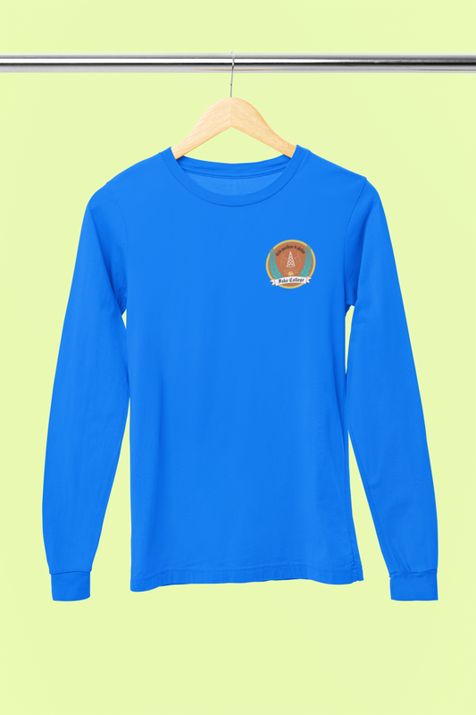 Fake College Chest Crest Long Sleeve