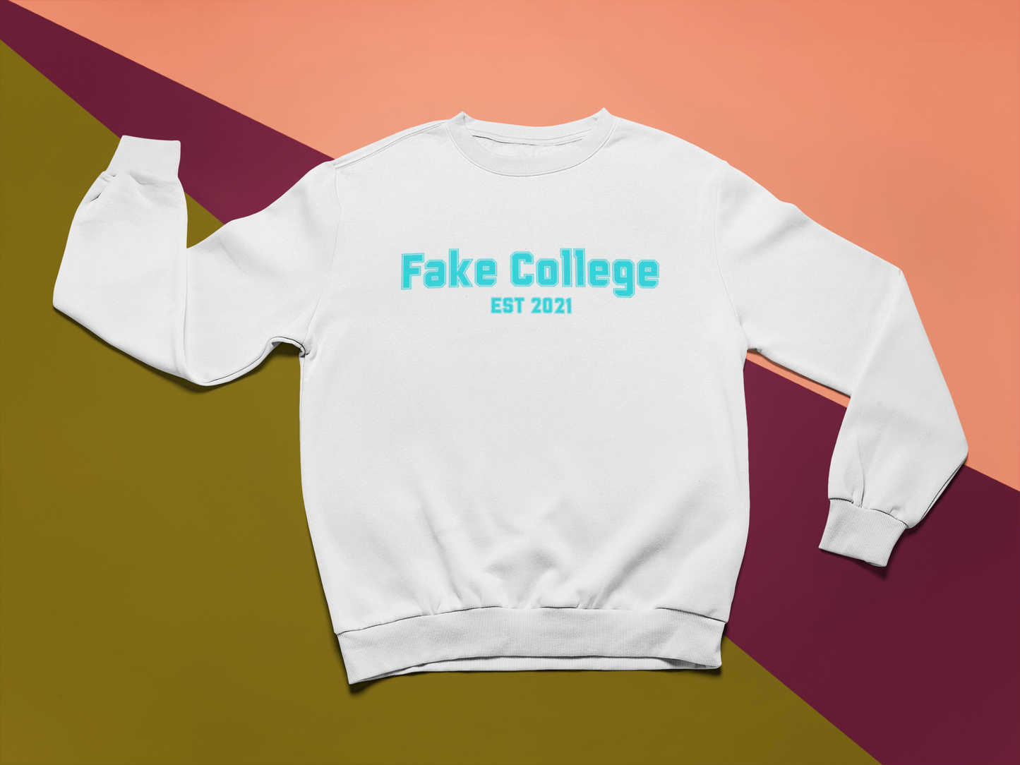Fake College Crewneck