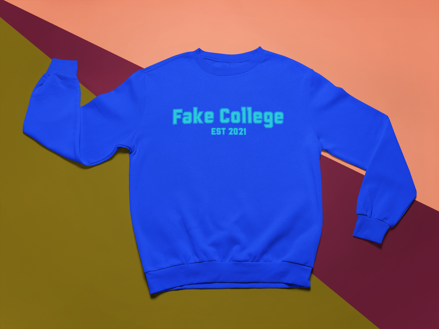 Fake College Crewneck