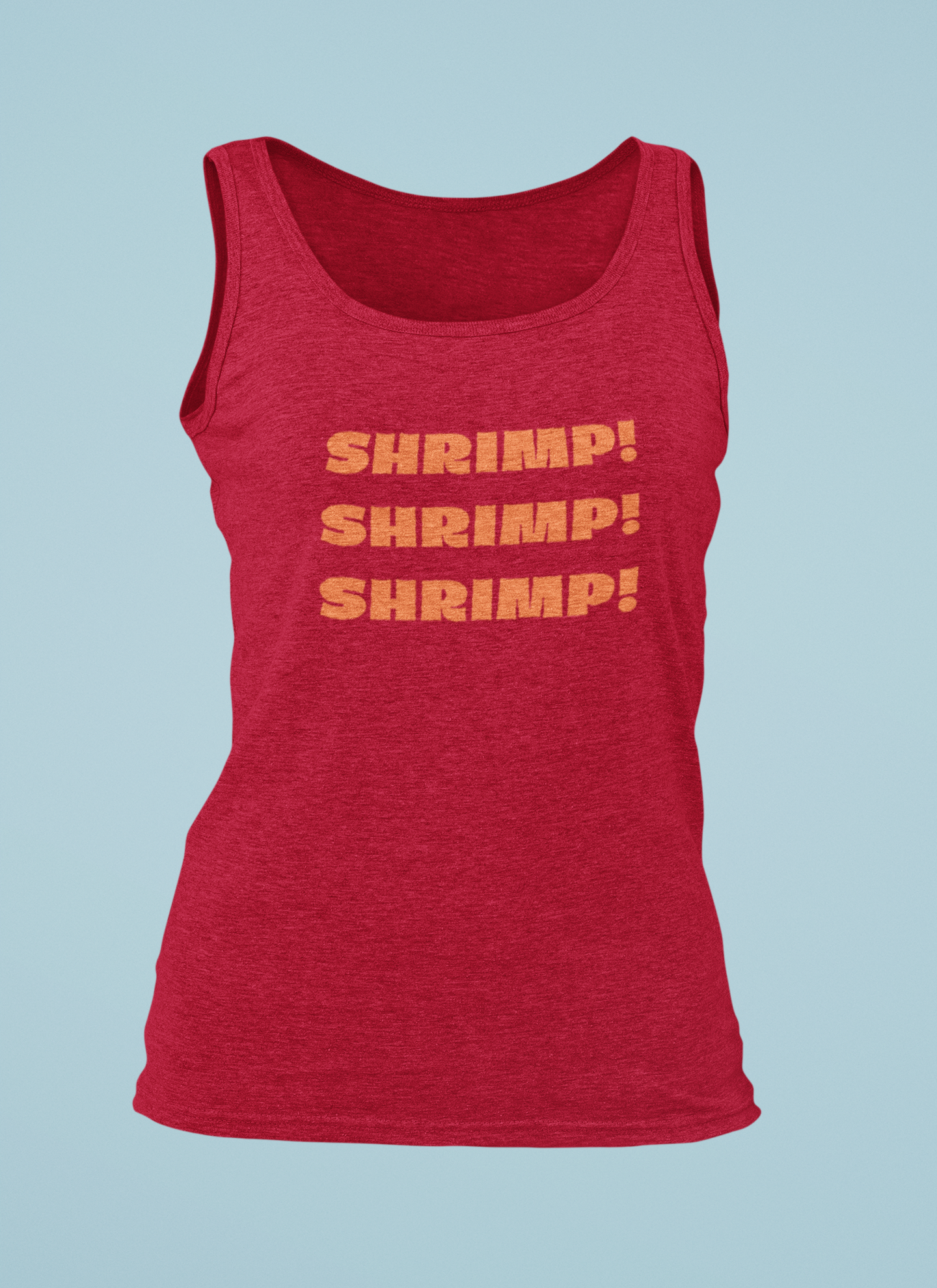 Shrimp! Women's Fitted Tank