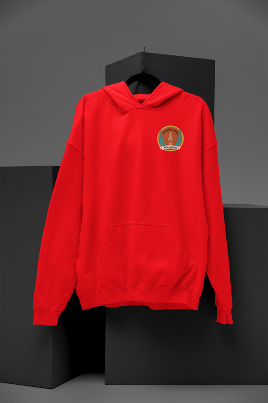 Fake College Chest Crest Hoodie