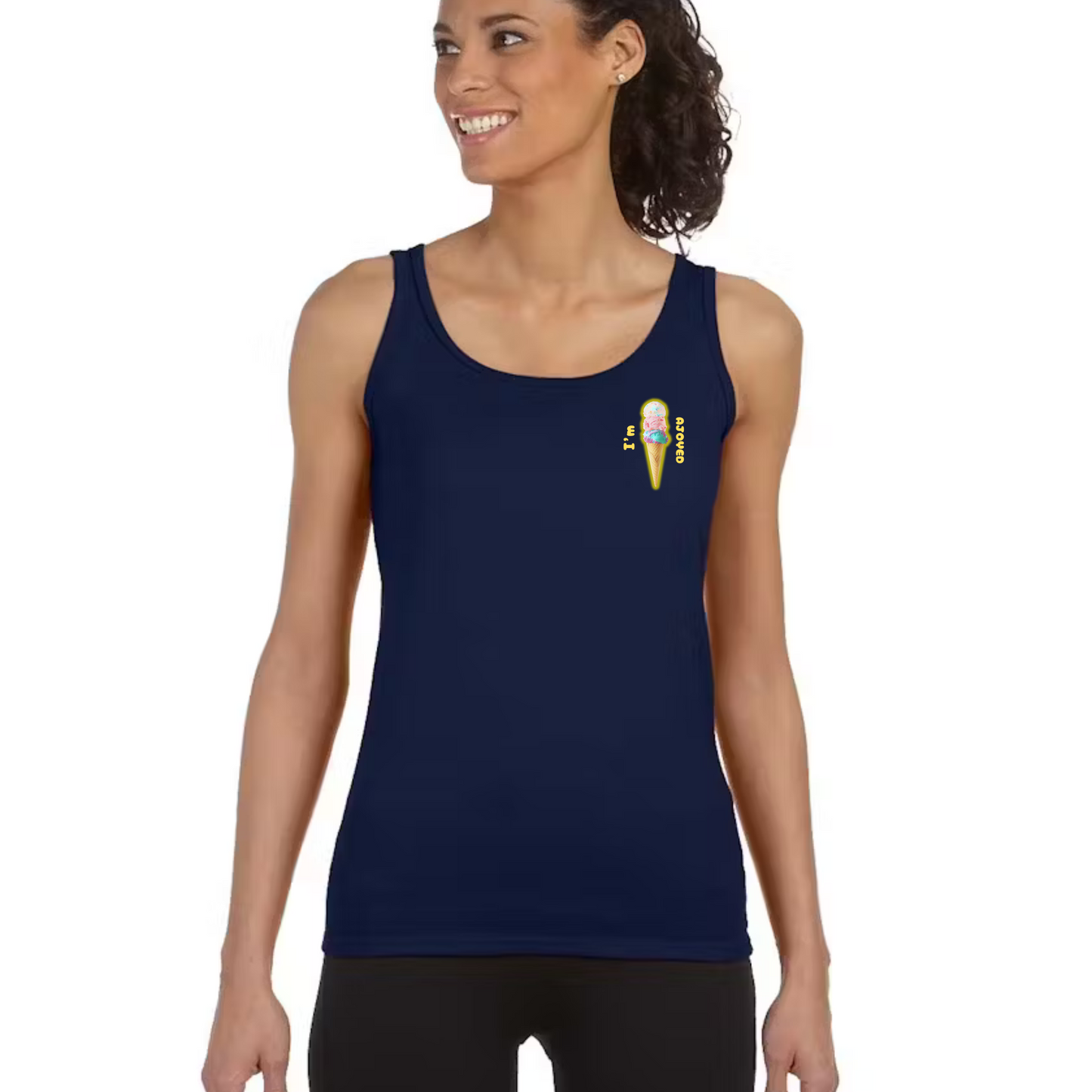 I'm Ajoyed Women's Fitted Tank