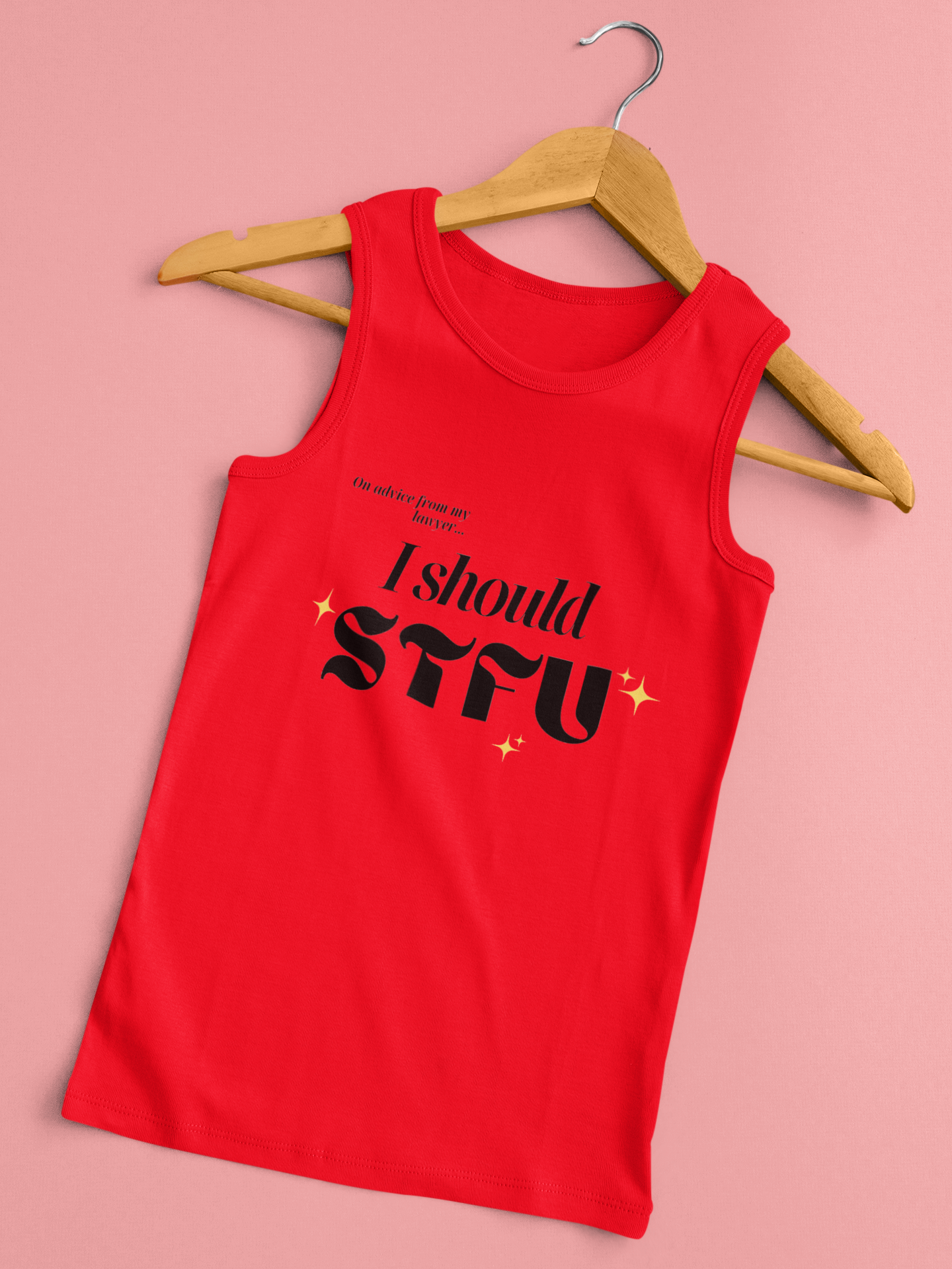 I should STFU Unisex Tank
