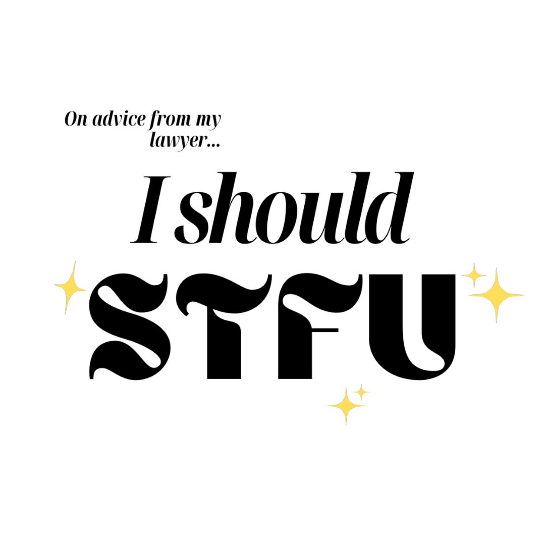 STFU Sticker