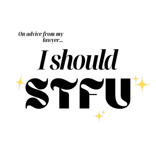 STFU Sticker