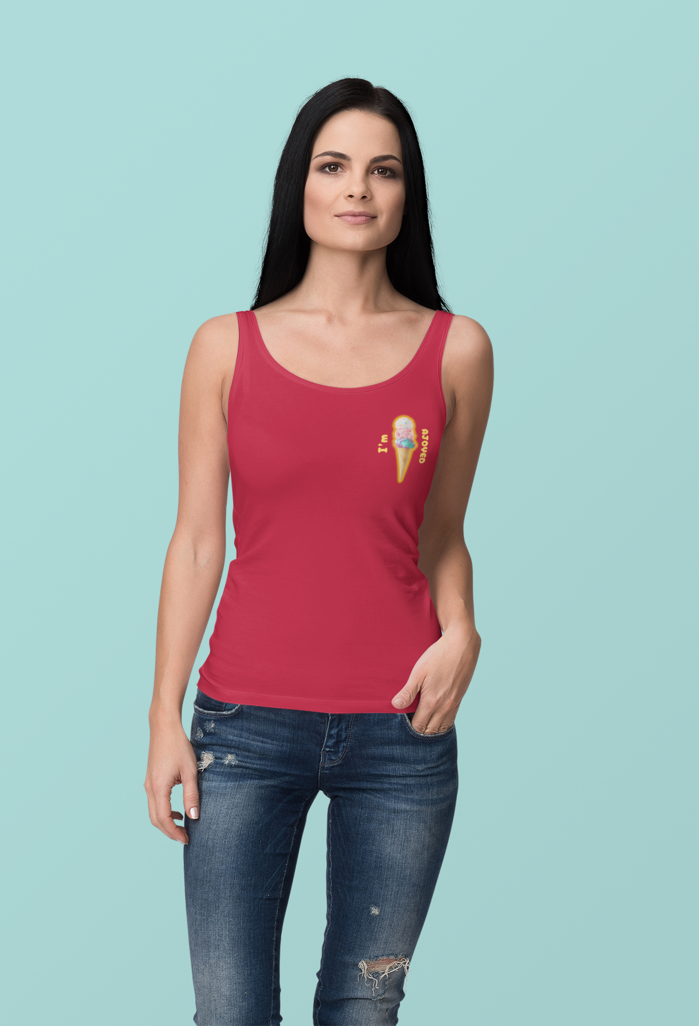 I'm Ajoyed Women's Fitted Tank