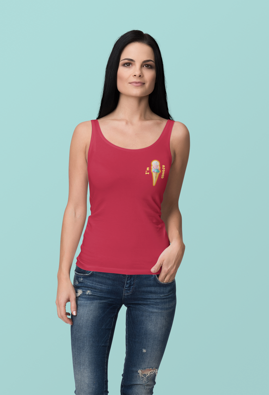 I'm Ajoyed Women's Fitted Tank