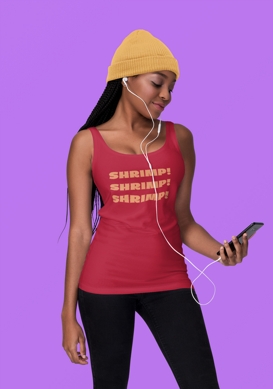Shrimp! Women's Fitted Tank