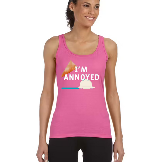 I'm Annoyed Women's Fitted Tank